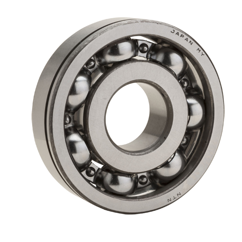 NTN 6207N Angular Contact Bearing: 35mm ID, 72mm OD, 17mm Width, Open , CN Clearance, Steel