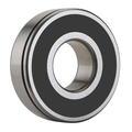 NTN 6304LLBN Radial Ball Bearing: 20mm ID, 52mm OD, 15mm Width, Non Contact Seal - Both Sides, CN Clearance, Steel