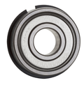 NTN 6212ZZNR Radial Ball Bearing: 60mm ID, 110mm OD, 22mm Width, Metal Shield - Both Sides, CN Clearance, Steel