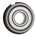 NTN 6307ZNR Radial Ball Bearing: 35mm ID, 80mm OD, 21mm Width, Metal Shield - One Side, CN Clearance, Steel