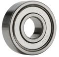 NTN R2ZZA Radial Ball Bearing: 3.175mm ID, 9.525mm OD, 3.967mm Width, Metal Shield - Both Sides - Removable, CN Clearance, Steel