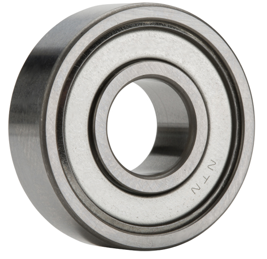 NTN R2ZZA Radial Ball Bearing: 3.175mm ID, 9.525mm OD, 3.967mm Width, Metal Shield - Both Sides - Removable, CN Clearance, Steel