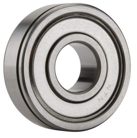 NTN 6211ZNC3 Radial Ball Bearing: 55mm ID, 100mm OD, 21mm Width, Metal Shield - One Side, C3 Clearance, Steel