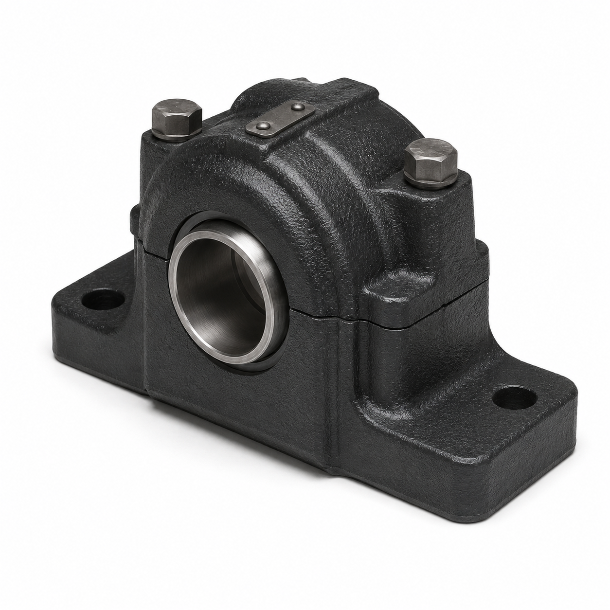 NTN SNC518-615 Heavy Duty Split Pillow Block Housing: 80mm Bore, 2-Bolt Base, Cast Iron