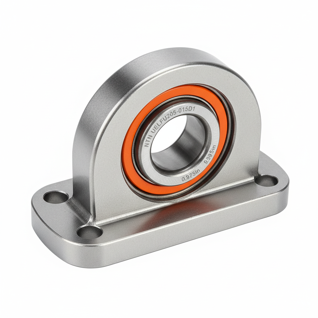 NTN UELFLU205-015D1 2 Bolt Flange: 0.9375in ID, 2.0472in OD, 1.748in Width, Eccentric Collar